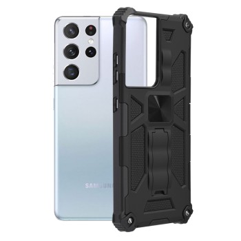 Husa pentru Samsung Galaxy S21 Ultra 5G - Techsuit Blazor Series - Black