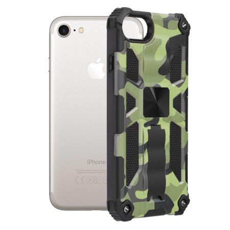 Husa pentru iPhone 7 / 8 / SE 2, SE 2020 / SE 3, SE 2022 - Techsuit Blazor Series - Camo Lime