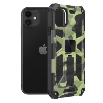 Husa pentru iPhone 11 - Techsuit Blazor Series - Camo Lime