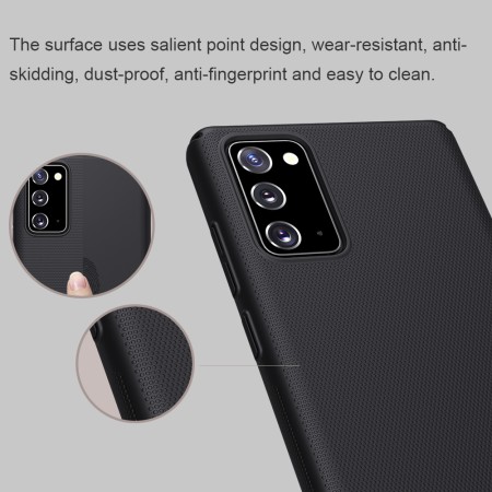 Husa pentru Samsung Galaxy Note 20 4G / 5G - Nillkin Super Frosted Shield - Black
