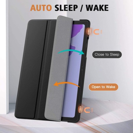 Husa pentru Samsung Galaxy Tab A7 Lite - Techsuit FoldPro - Negru