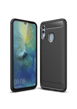 Husa pentru Huawei P smart 2019 / Honor 10 Lite - Techsuit Carbon Silicone - Black