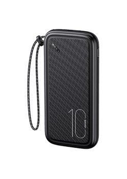 Baterie Externa 10000mAh, 2xUSB, USB-C, Micro-USB - USAMS Lanyard (US-CD150) - Black