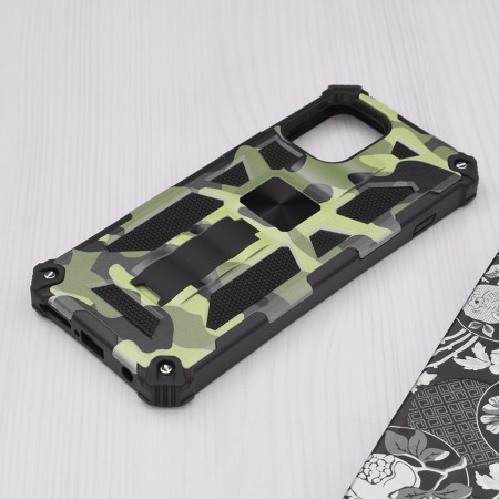 Husa pentru Motorola Moto G100 - Techsuit Blazor Series - Camo Lime