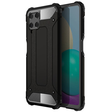 Husa telefon compatibila Samsung Galaxy A22 4G / M22 4G, Tech Hybrid Armor, Negru 