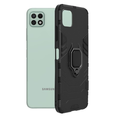 Husa pentru Samsung Galaxy A22 5G - Techsuit Silicone Shield - Black
