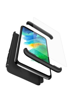 Husa pentru Samsung Galaxy S21 FE + Folie - GKK 360 - Black