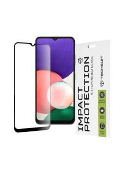 Folie pentru Samsung Galaxy A22 5G - Techsuit 111D Full Cover / Full Glue Glass - Black