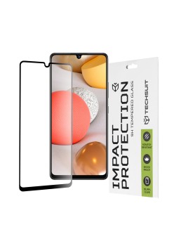 Folie pentru Samsung Galaxy A42 5G - Techsuit 111D Full Cover / Full Glue Glass - Black