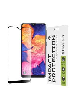 Folie pentru Samsung Galaxy A10e / A20e - Techsuit 111D Full Cover / Full Glue Glass - Black