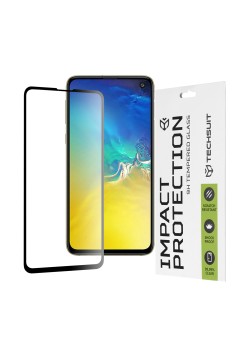 Folie pentru Samsung Galaxy S10e - Techsuit 111D Full Cover / Full Glue Glass - Black