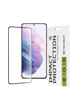 Folie pentru Samsung Galaxy S21 Plus 5G - Techsuit 111D Full Cover / Full Glue Glass - Black