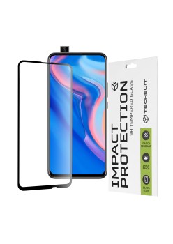 Folie pentru Huawei P Smart Z / Y9 Prime 2019 - Techsuit 111D Full Cover / Full Glue Glass - Black