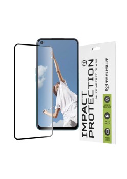 Folie pentru Oppo A52 / A72 4G - Techsuit 111D Full Cover / Full Glue Glass - Black