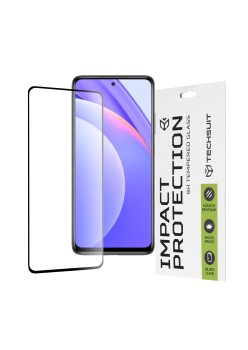 Folie pentru Xiaomi Mi 10T Lite 5G - Techsuit 111D Full Cover / Full Glue Glass - Black