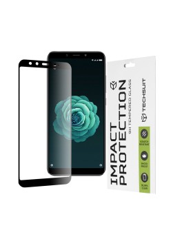 Folie pentru Xiaomi Mi A2 - Techsuit 111D Full Cover / Full Glue Glass - Black