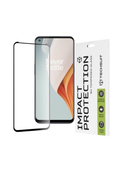 Folie pentru OnePlus Nord N100 - Techsuit 111D Full Cover / Full Glue Glass - Black