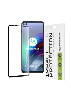 Folie pentru Motorola Moto G100 - Techsuit 111D Full Cover / Full Glue Glass - Black