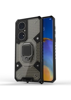 Husa pentru Huawei P50 - Techsuit Honeycomb Armor - Black