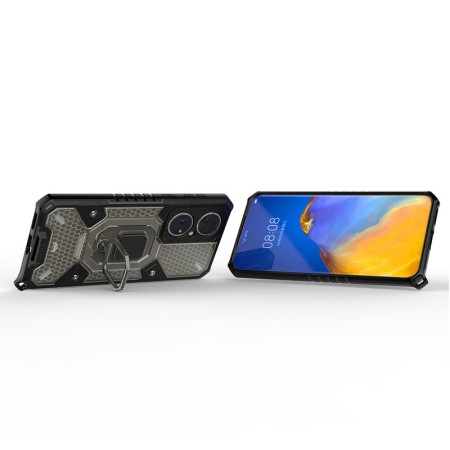Husa pentru Huawei P50 Pro - Techsuit Honeycomb Armor - Black