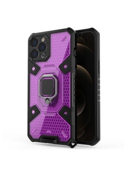 Husa pentru iPhone 12 Pro Max - Techsuit Honeycomb Armor - Rose-Violet