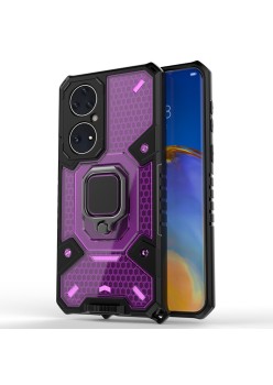 Husa pentru Huawei P50 Pro - Techsuit Honeycomb Armor - Rose-Violet