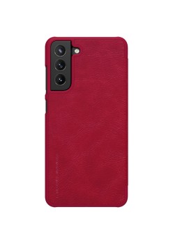 Husa pentru Samsung Galaxy S21 FE 5G - Nillkin QIN Leather Case - Red