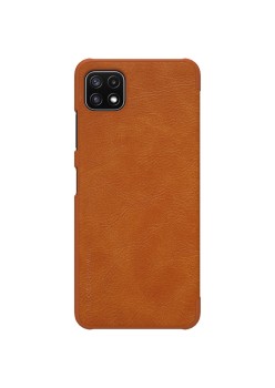 Husa pentru Samsung Galaxy A22 5G - Nillkin QIN Leather Case - Brown