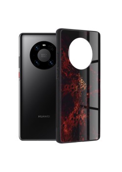 Husa pentru Huawei Mate 40 Pro - Techsuit Glaze Series - Red Nebula