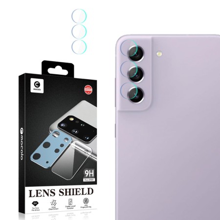 Folie Camera pentru Samsung Galaxy S21 FE 5G - Mocolo Full Clear Camera Glass - Clear