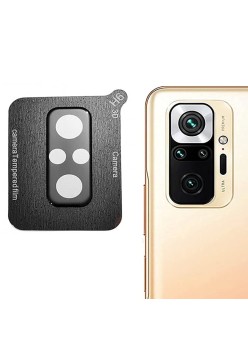 Folie Camera pentru Xiaomi Redmi Note 10 Pro / Note 10 Pro Max - Mocolo Silk HD PRO Camera Glass - Black