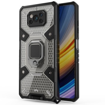 Husa pentru Xiaomi Poco X3 / Poco X3 NFC / Poco X3 Pro - Techsuit Honeycomb Armor - Black