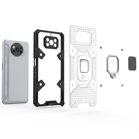 Husa pentru Xiaomi Poco X3 / Poco X3 NFC / Poco X3 Pro - Techsuit Honeycomb Armor - Black
