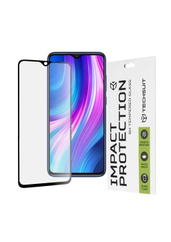 Folie pentru Xiaomi Redmi Note 8 Pro - Techsuit 111D Full Cover / Full Glue Glass - Black