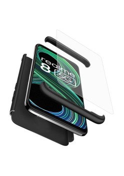 Husa pentru Realme 8 5G + Folie - GKK 360 - Black