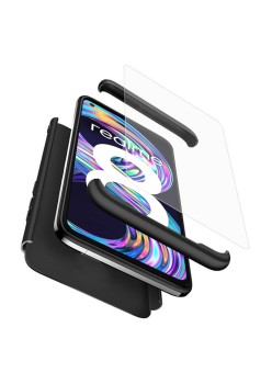 Husa pentru Realme 8 4G / 8 Pro 4G + Folie - GKK 360 - Black
