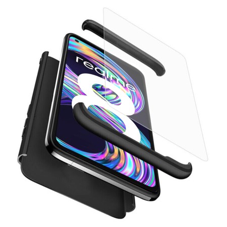 Husa pentru Realme 8 4G / 8 Pro 4G + Folie - GKK 360 - Black