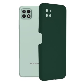 Husa pentru Samsung Galaxy A22 5G - Techsuit Soft Edge Silicone - Dark Green