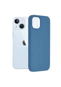 Husa pentru iPhone 13 - Techsuit Soft Edge Silicone - Denim Blue