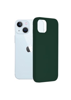 Husa pentru iPhone 13 - Techsuit Soft Edge Silicone - Dark Green
