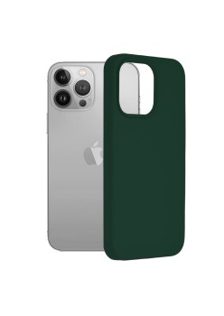 Husa pentru iPhone 13 Pro - Techsuit Soft Edge Silicone - Dark Green