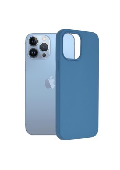 Husa pentru iPhone 13 Pro Max - Techsuit Soft Edge Silicone - Denim Blue