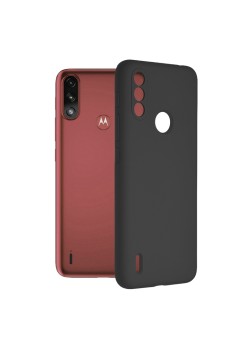 Husa pentru Motorola Moto E7 Power / Moto E7i Power - Techsuit Soft Edge Silicone - Black