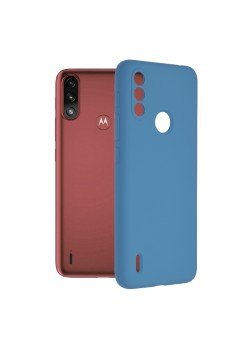 Husa pentru Motorola Moto E7 Power / Moto E7i Power - Techsuit Soft Edge Silicone - Denim Blue