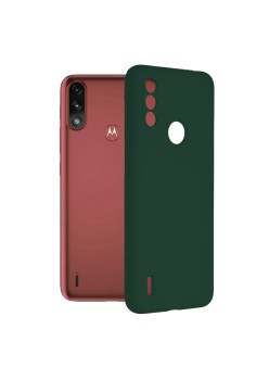 Husa pentru Motorola Moto E7 Power / Moto E7i Power - Techsuit Soft Edge Silicone - Dark Green