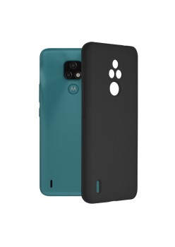 Husa pentru Motorola Moto E7 - Techsuit Soft Edge Silicone - Black