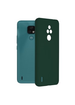 Husa pentru Motorola Moto E7 - Techsuit Soft Edge Silicone - Dark Green