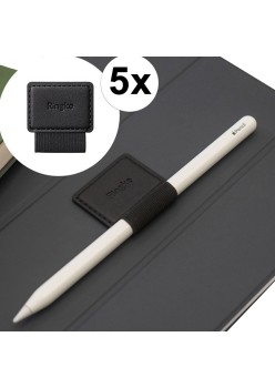 Suport Stylus Pen Autoadeziv (set 5) - Ringke - Black