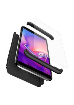 Husa pentru Samsung Galaxy J6 Plus + Folie - GKK 360 - Black