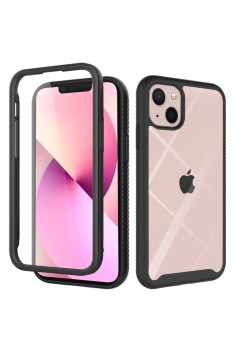 Husa pentru iPhone 13 mini + Folie - Techsuit Defense360 Pro - Black